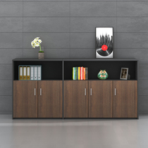 Jiajian office furniture tea cabinet board file low cabinet 3 4-door file cabinet locker meeting room long cabinet