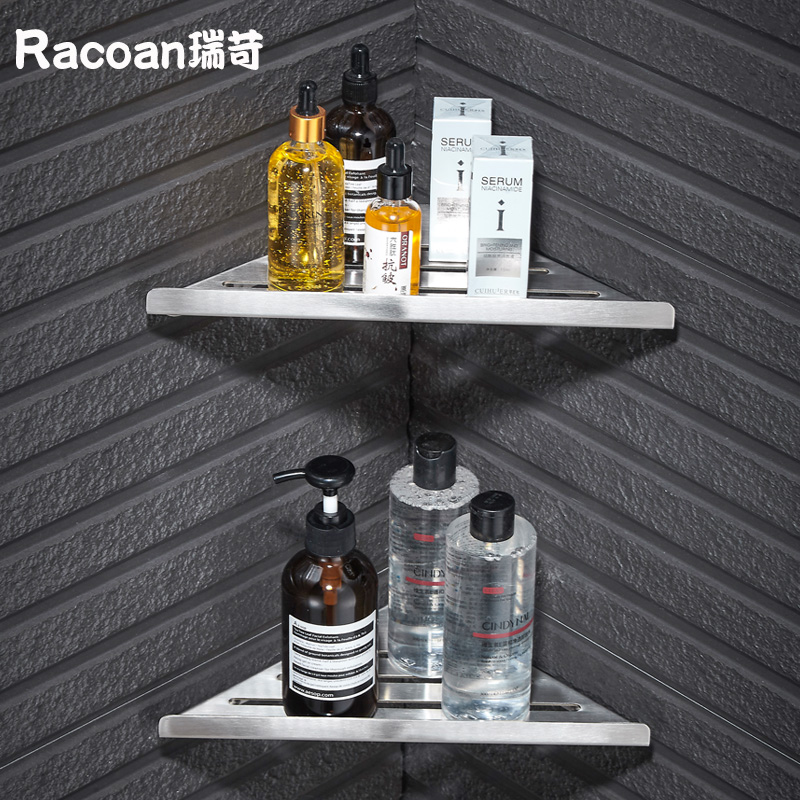 304 Stainless Steel Bathrooms Bathroom Toilet Washing up Dressing Room Containing Triangle Shelve Wall Pendant Free