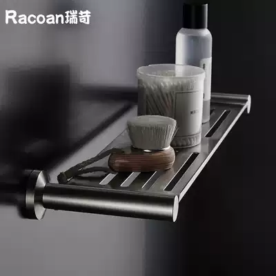 304 stainless steel dressing room toilet bathroom pendant mirror front cosmetic rack Wall wall-free hole