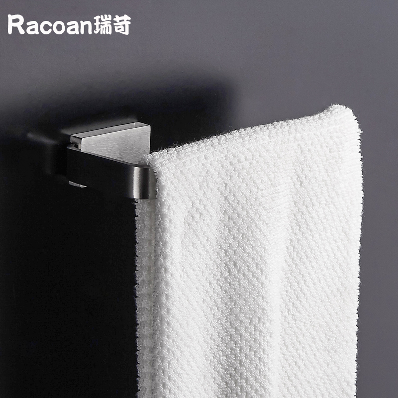 304 Stainless Steel Hotel Minimalist Eu Style Bathroom Wall Pendant Hand Wash Dressing Room Rub Hands Towel Ring Rack
