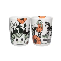 Высокая чашка для маленькой девочки, одна пара.