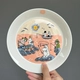 Тарелка Муми-рыбалка 19см.