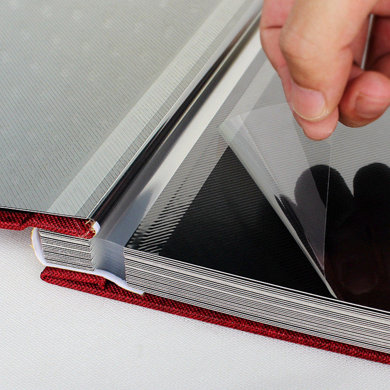 Photo album self-adhesive laminated diy handmade gift photo couple business A4 small photo album this souvenir album