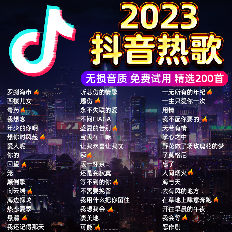 2023 Car Load Cd Disc Popular New Song Shake Song Large Capacity Non Destructive High Sound Quality Music Car Disc-Taobao