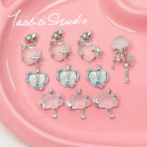 Подвеска, ожерелье и браслет ручной работы, изысканный стиль, 2 карат, микроинкрустация