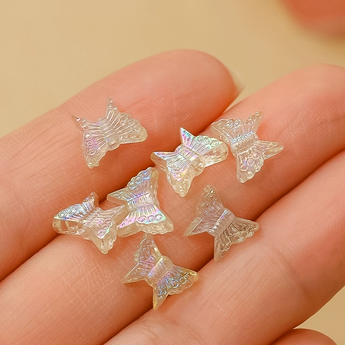 Западная Германия винтажные мини -мини -бабочка жемчужина DIY DIY.