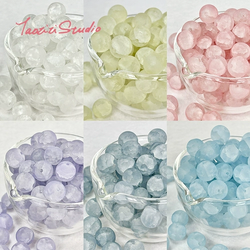 Стеклянная луна, аксессуар с аксессуарами ручной работы, бусины, DIY