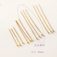 Большой заголовок 45 мм золота (10 штук)