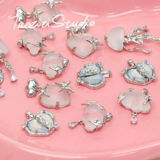 Подвеска, ожерелье и браслет ручной работы, DIY, изысканный стиль, 2 карат, микроинкрустация