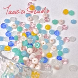 Японские стеклянные счеты, бусины, браслет из бисера ручной работы, ожерелье и браслет, «сделай сам»