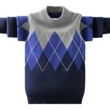 Демисезонный утепленный детский трикотажный зимний свитер для мальчиков, подходит для подростков