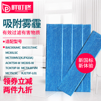Adapting Dajin air purifier pleated filter core BAC006A4C 017A4C MC709MV2 80LS
