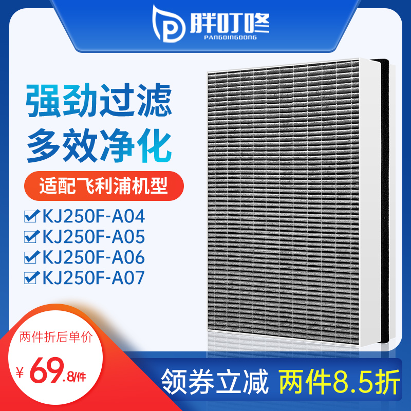 Adapted Philips air purifier KJ250F-A04 KJ250F-A04 A05 A06 A07 filter core