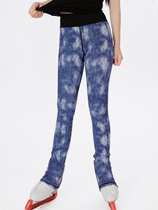 Ls figure skating pants wide waist camouflage trousers grade exam pants high elastic breathable girls shoes pants adults can be customized