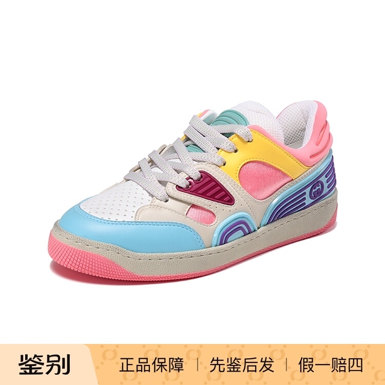 Gucci Women's Slightly Distressed Lace-Up Casual Sneakers Intime Department Store 300095