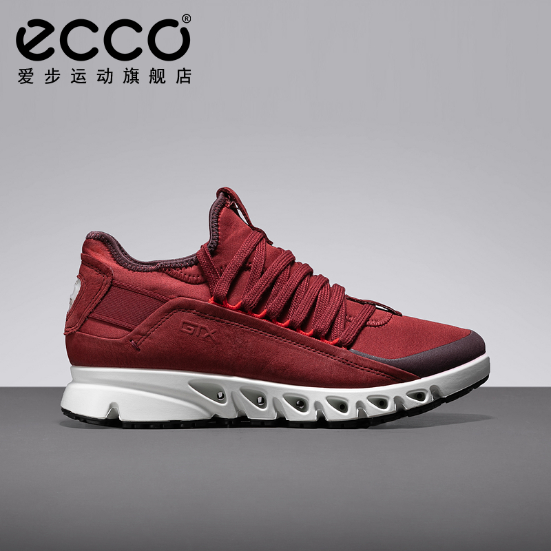 ECCO love step sports shoes women's light wear-resistant breathable dry thick-soled running shoes red soaring 880103