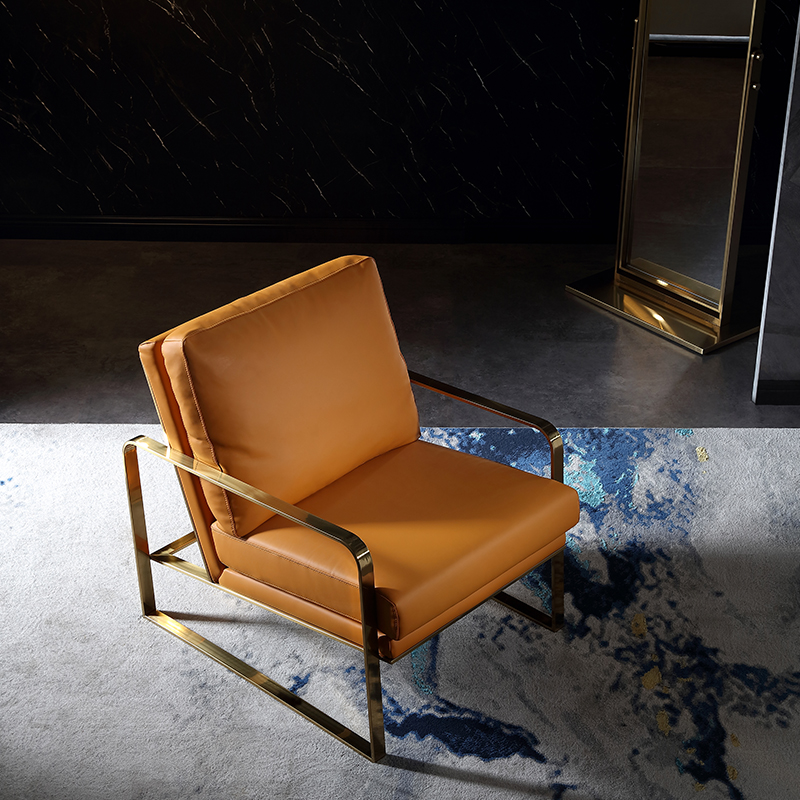 Light luxury balcony leisure chair single sofa net red lazy chair nest modern simple bedroom small sofa chair