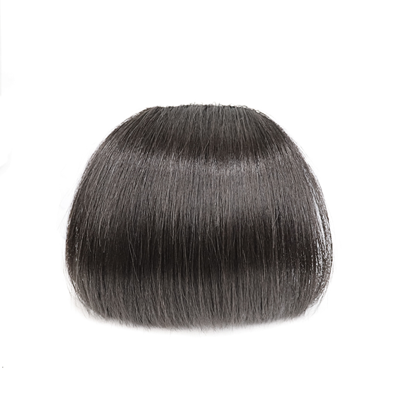 Net red thick Qi Liuhai wig woman natural invisible repair face wig piece True hair No marks a piece of fake and a sea head curtain