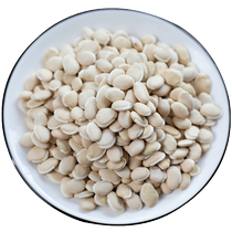 New stock Small white lentils 500g farmhouse Self-produced Coarse Grain Cooked Porridge Ingredients Stay Porridge Materials New Stock White Lentil Beans