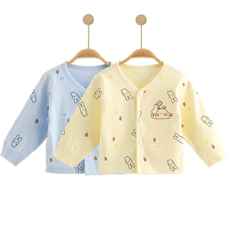 Baby pure cotton boneless spring and autumn cardigan long sleeves