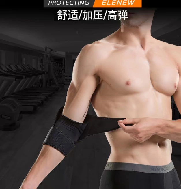 Miếng đệm đầu gối và miếng đệm khuỷu tay phù hợp với thể thao của nam giới đồ bảo hộ chiến thuật băng cổ tay băng bó đào tạo độ ấm leo núi miếng đệm đầu gối dày dặn - Dụng cụ thể thao