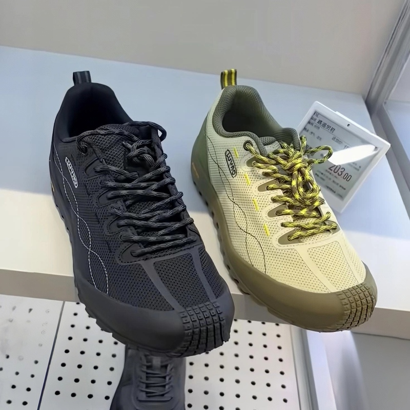 【Xuchang Pangdong Self-Operated Lu Yao Men's Shoes, Genuine with Receipt】Summer Outdoor Hiking Non-Slip Breathable Soft-Soled Shoes