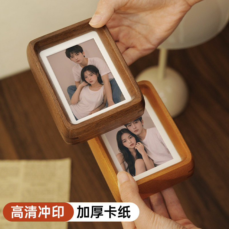 胡桃木拍立得相框摆台，如何让照片更显高级感？-相框-淘宝好物网