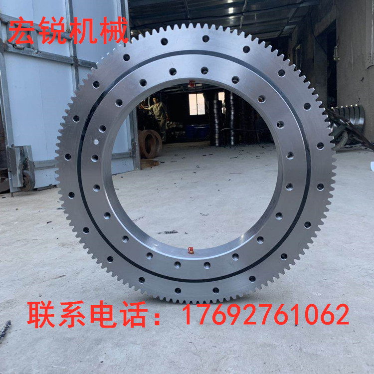 External gear Slewing bearing Turntable Small rotary bearing Slewing gear bearing Ultra-thin bearing Slewing support bearing