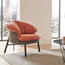 Italian Living Room Single Chair Designer Bedroom Dressing Chair Balcony Negotiation Leisure Chair Net Red Light Luxury Sofa Chair