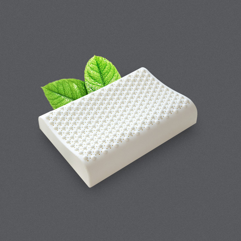 Thailand imported natural latex pillow massage particle pillow adult