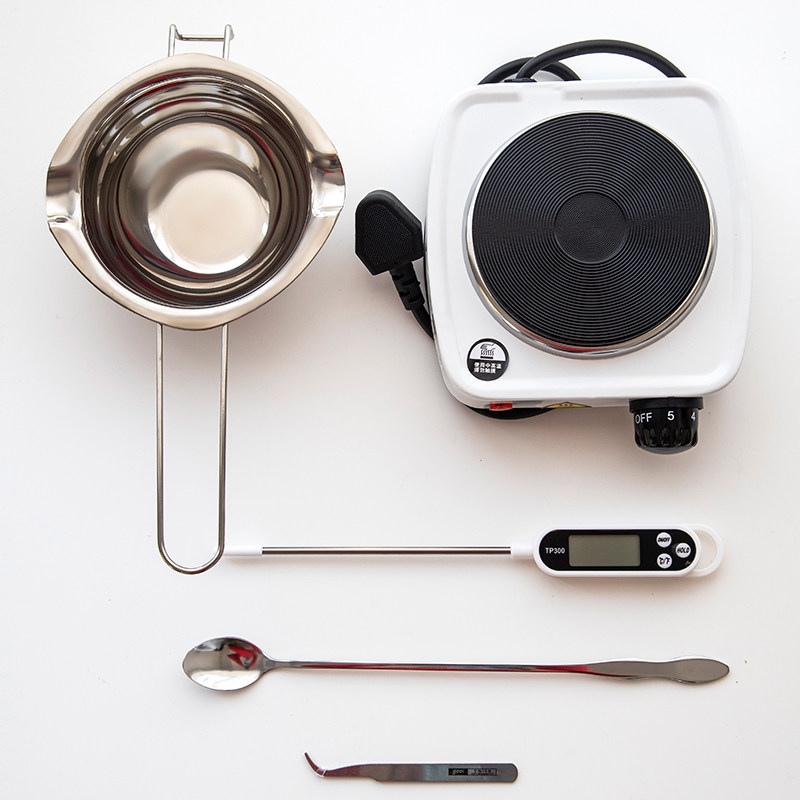 Manyue DIY handmade scented candle tool set wax electric furnace electronic scale thermometer