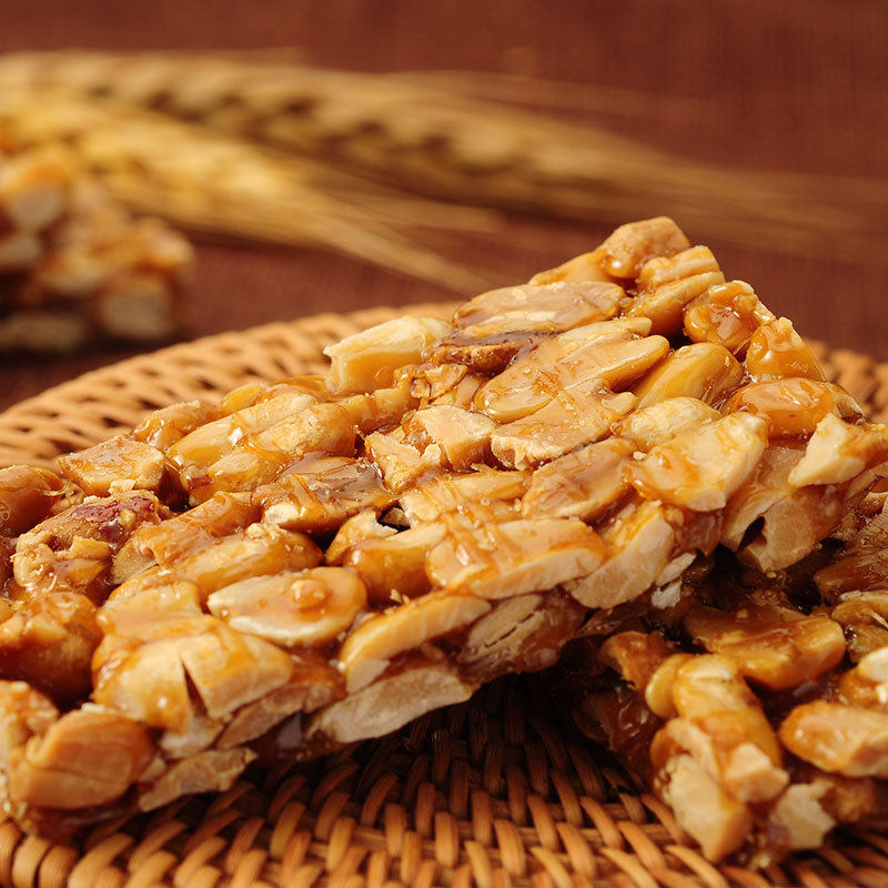 Peanut Jen Crisp Peanut Butter Pastry Traditional Snacks Snack Handmade Pastry Pastry Pastry Icing Sugar 500g