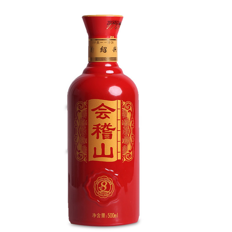 Shaoxing Huaijishan Pure eight-year-old rice wine 8-year-old Huadiao wine Glutinous rice wine 500ml red bottle