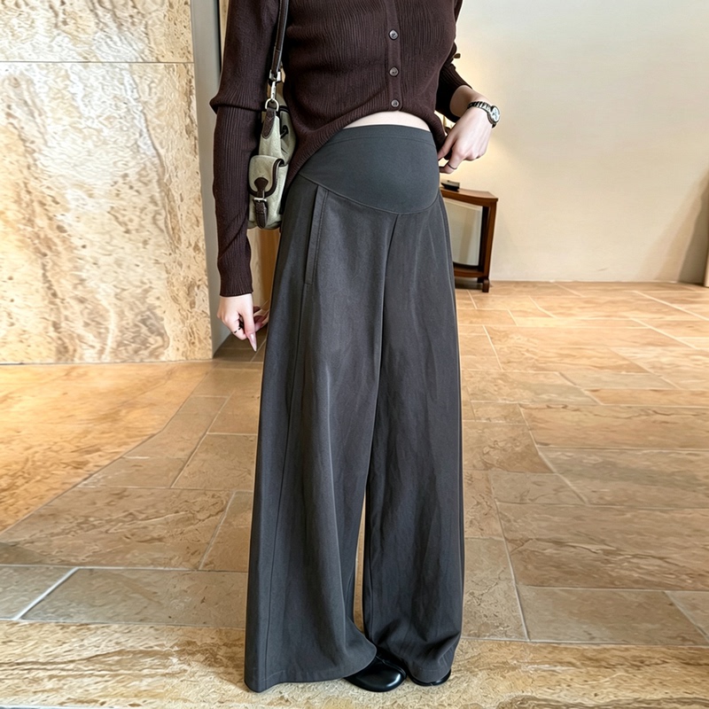 Maternity Pants Autumn 2026 New Versatile Loose Slimming Drapey Old Money Style Casual Spring and Autumn Belly Support Wide-Leg Pants Maternity Pants Autumn 2026 New Versatile Loose Slimming Drapey Old Money Style Casual Spring and Autumn Belly Support Wide-Leg Pants