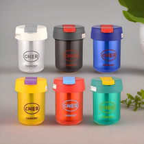 Portable sippy cup for girls plastic ton coffee cup student handy cup advertising gift cup custom logo engraving