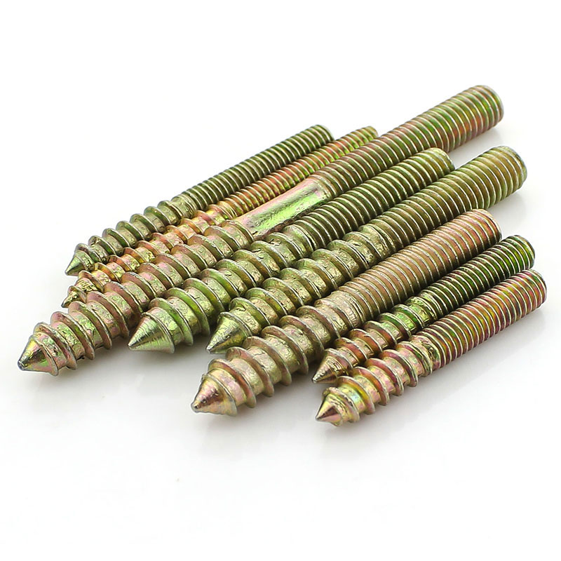 M6M8 Twin Tooth Tail Self - tail Screw Sofa Bolt Rod Bed Chair Furniture Self - tapping Tooth Link Screw