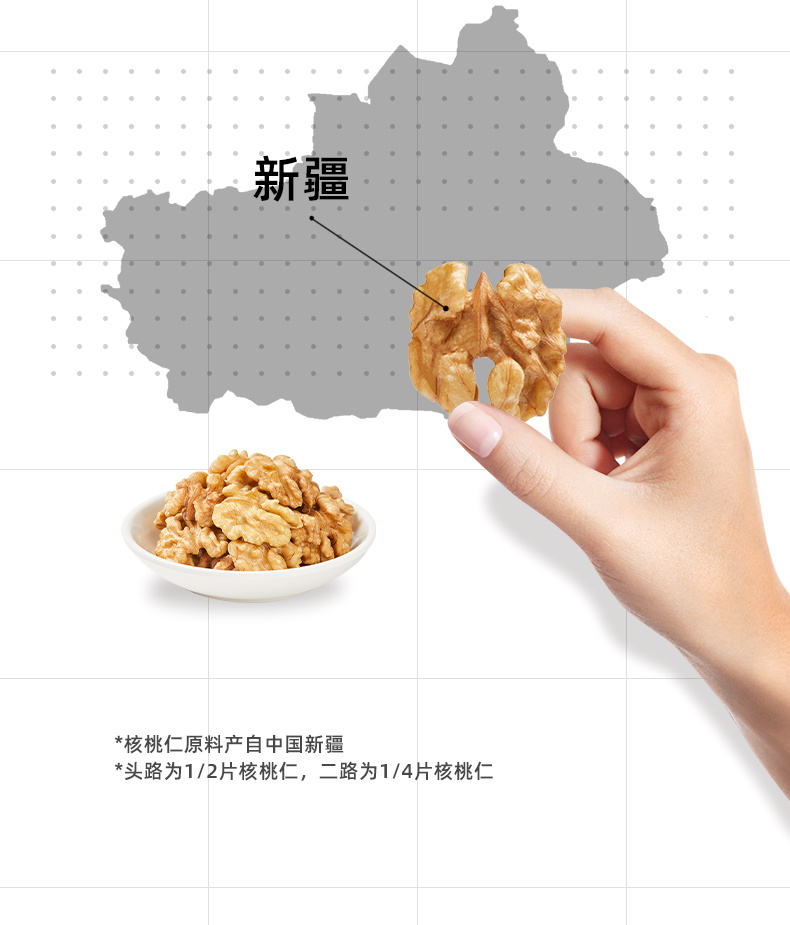 天虹牌 原味带衣熟核桃仁 1.6斤 图7