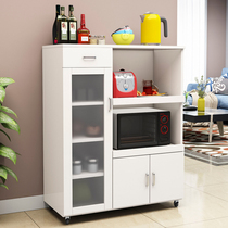 Simple modern sideboard multifunctional microwave oven lockers kitchen oven storage cabinet cupboard living room
