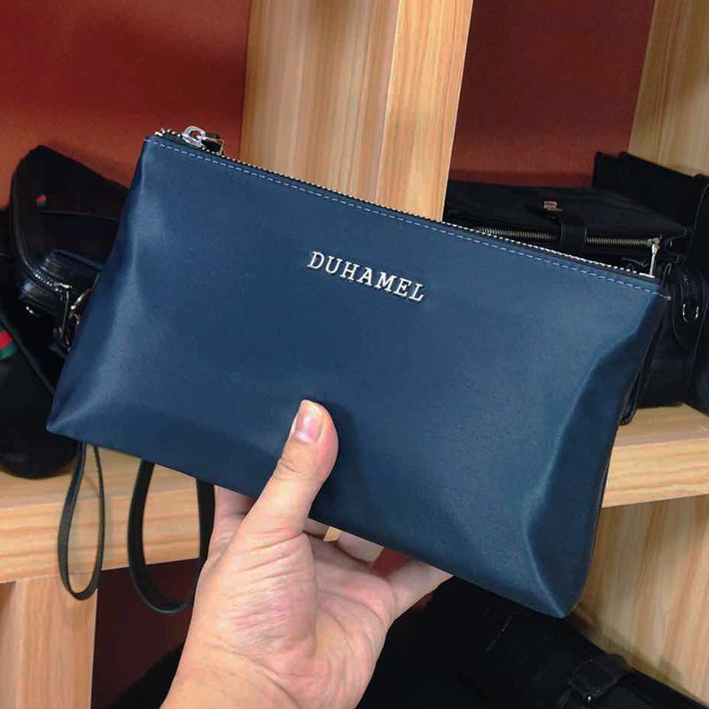 2021 new nylon cloth men's handbag canvas clutch bag Oxford cloth clip bag casual tide large-capacity envelope bag
