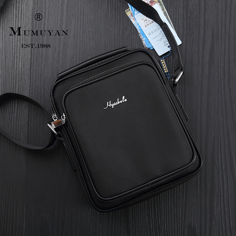 Men's bag shoulder bag men's and women's messenger bag canvas casual Oxford cloth student bag trendy men's bag small bag