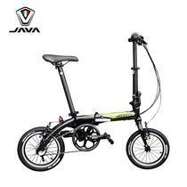 JAVA folding bicycle aluminum alloy folding in-car three-speed bicycle mens and womens pedal adult Jiawo X3