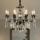 American Retro Living Room Lamp, Vintage Simple New Style, Elegant Black French Lamp, Bedroom Dining Room 2025 New Chandelier