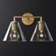 Light Luxury Wall Lamp Industrial Style Retro Personalized Creative Corridor Aisle Staircase Wall Lamp Bedroom Post-Modern Bedside Wall Lamp