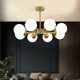 Nordic Living Room Chandelier, Post-Modern, Simple, Light Luxury, Creative and Unique, Hall Lighting, Grand Dining Room, American-Style Bedroom Lamp