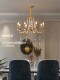 Light Luxury Crystal Chandelier 2026 New French-Style Living Room Lamp Retro Simple Creative Elegant American-Style Bedroom Dining Room