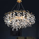 Living Room Crystal Chandelier, Light Luxury Nordic Style, Unique and Elegant French Style, Suitable for Duplex Villa, Bedroom, Master Bedroom, Dining Room, American Style Lamp