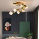 Bedroom Lamp, Personalized Mid-Century Art Study Chandelier, Crystal American Country Retro Living Room Villa Simple French Lamp