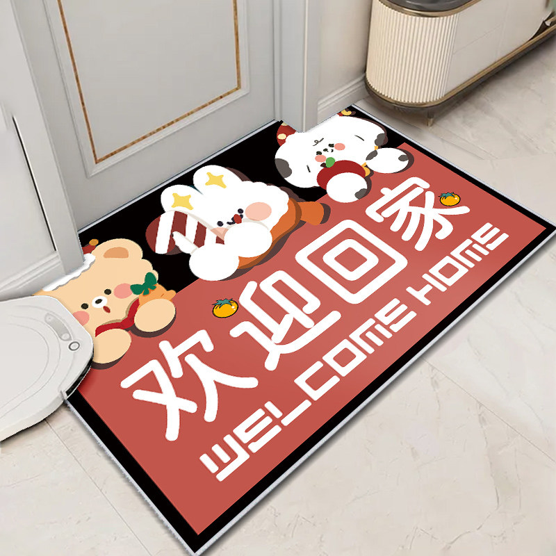 Carpet door cushion in door foot footbed door in door new 2022 Entrance Water Absorbent Non-slip Mat Door Home Tread Foot Mat