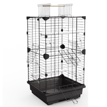 鸟笼家用鹦鹉笼子大号玄凤虎皮绣眼珍珠专用大型前透明互动鸟笼子