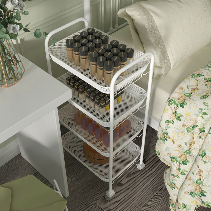 Nordic home trolley bedside shelf dormitory room storage artifact rental bedroom good things snack shelf